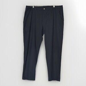 Lululemon ABC Classic-Fit Trouser Men's 38 Navy‎ Blue Warpstreme Stretch Pants